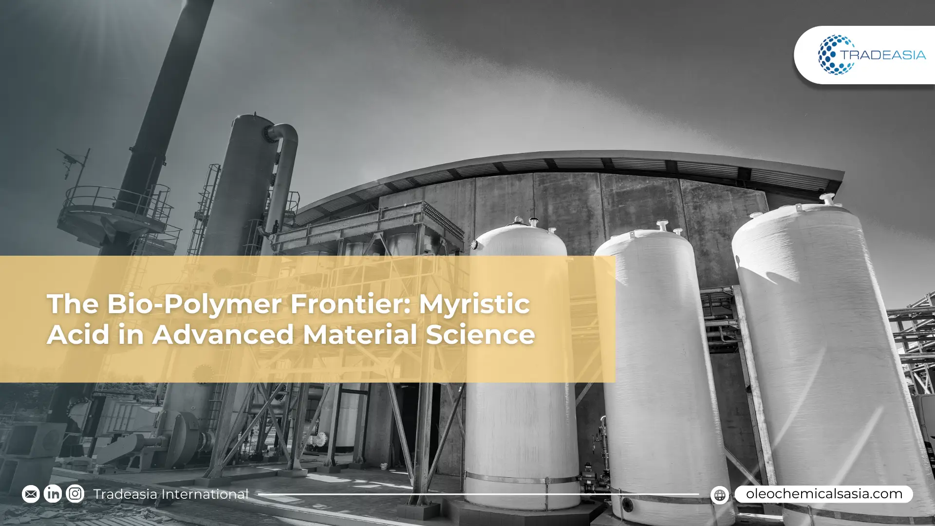 La frontière des biopolymères : l'acide myristique dans la science des matériaux avancée