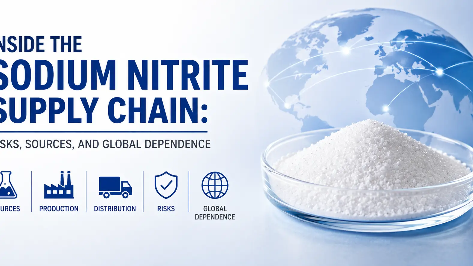 Au cœur de la chaîne d'approvisionnement en nitrite de sodium : risques, sources et dépendance mondiale